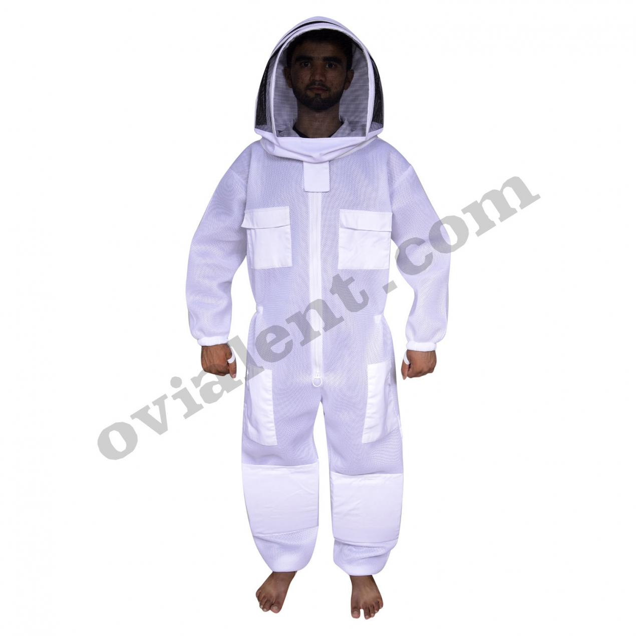 Double Layer Mesh Hoodie Suit