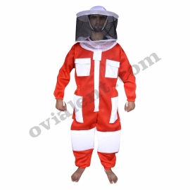 Double Layer Mesh Round Hat Suit