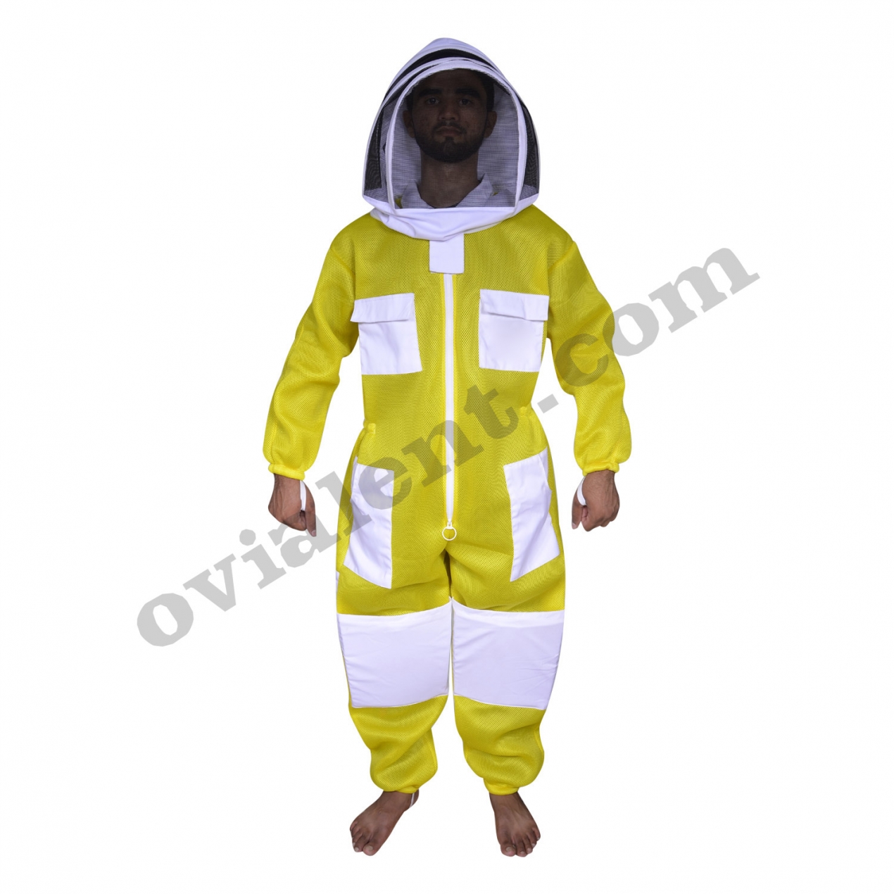 Double Layer Mesh Hoodie Suit