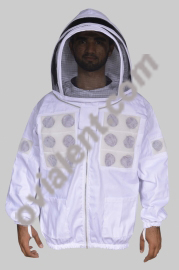 Ventilated beekeeping jacket hoodies style