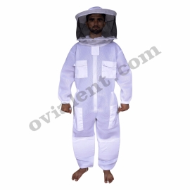 Double Layer Mesh Round Hat Suits